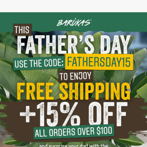 FREE SHIPPING for Father's Day🚚