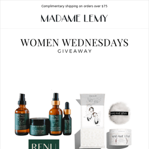 Women Wednesday giveaway ft. Renu Naturals