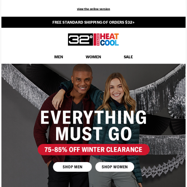 [EVERYTHING MUST GO] Shop 75-85% Off Winter Clearance  ❄️