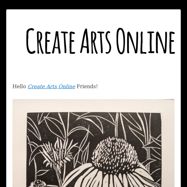 NEW BEGINNER COURSE HOT OFF THE PRESS! LINOCUT PRINTS FOR BEGINNERS WITH YULIA HANANSEN!