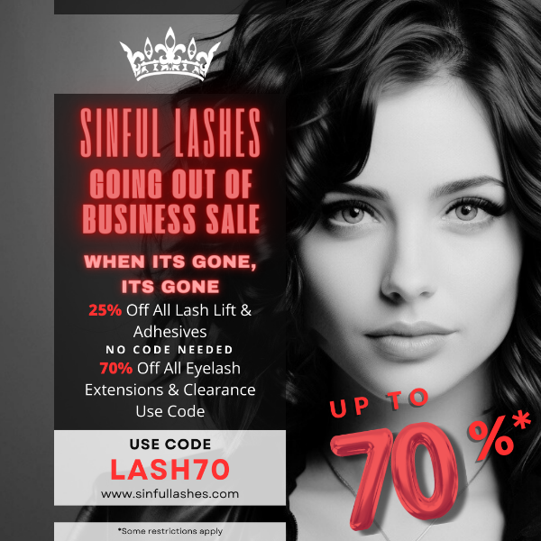 👀 Do not miss out; Enjoy 70% Off on Sinful Lashes