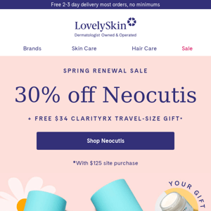 Just added: 30% off Neocutis spring savings