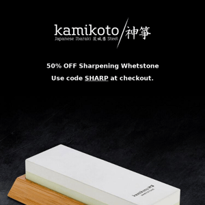 [50% OFF] Sharpening Whetstone - Use code SHARP