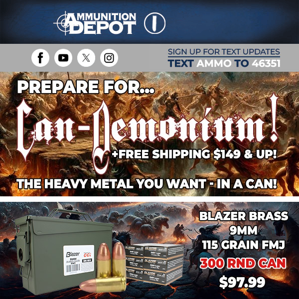 Ammo Cans of 9mm, 22LR, 223, & 5.56 - Limited Supply!