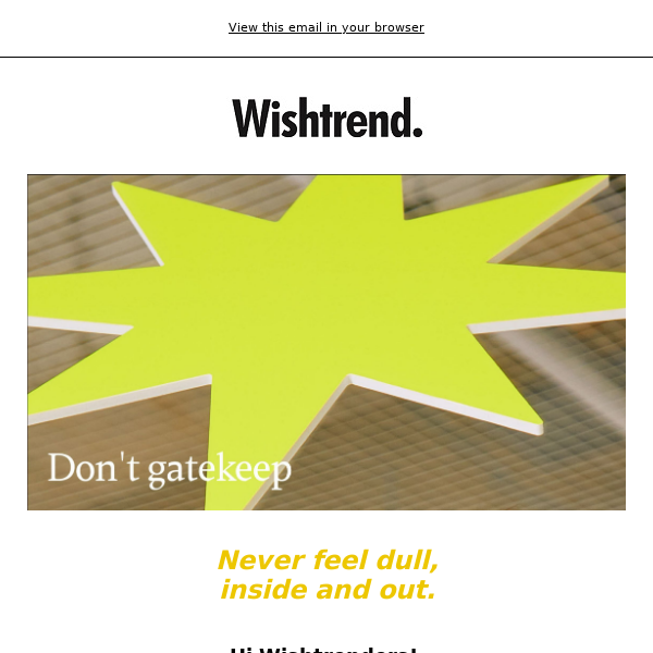[Wishtrend] Energize Your Glow: Enter the Campaign NOW ⚡