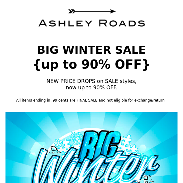 BIG WINTER SALE ❄ UP TO 90% OFF