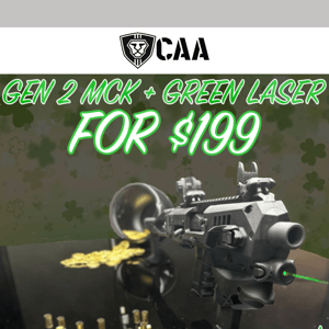 🍀 Chase These Deals: $199 for MCK 2.0 + Laser