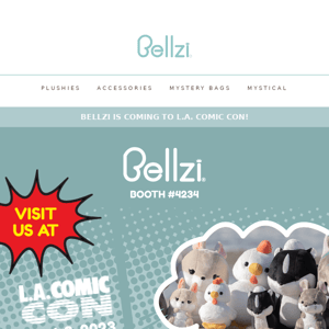 💥 Visit Bellzi at L.A. Comic Con 💥