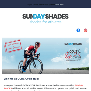 Sunday Shades, shall we meet at OCBC Cycle Hub?