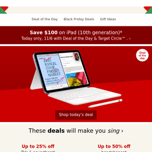 Deal of the Day on iPad!