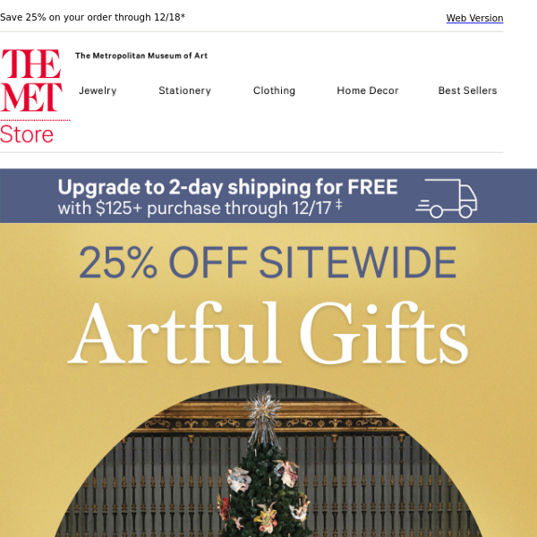 Gifts for Art Lovers—Now 25% Off!