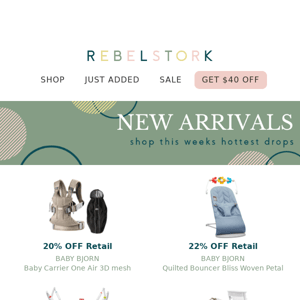 Hot New Arrivals to Rebelstork