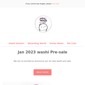 Upcoming washi Pre-sale 😍