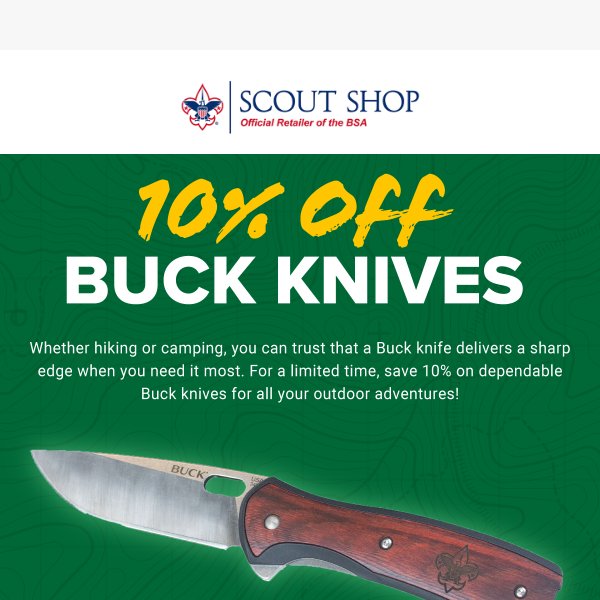 Huge Sale Happening Now—Save on Buck Knives!