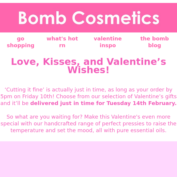 Last Chance for Valentine's Delivery 💖