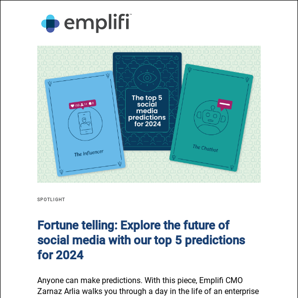 Look into the social media future with our 2024 predictions