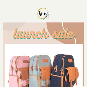 Personalised Canvas Backpack Launch Sale!