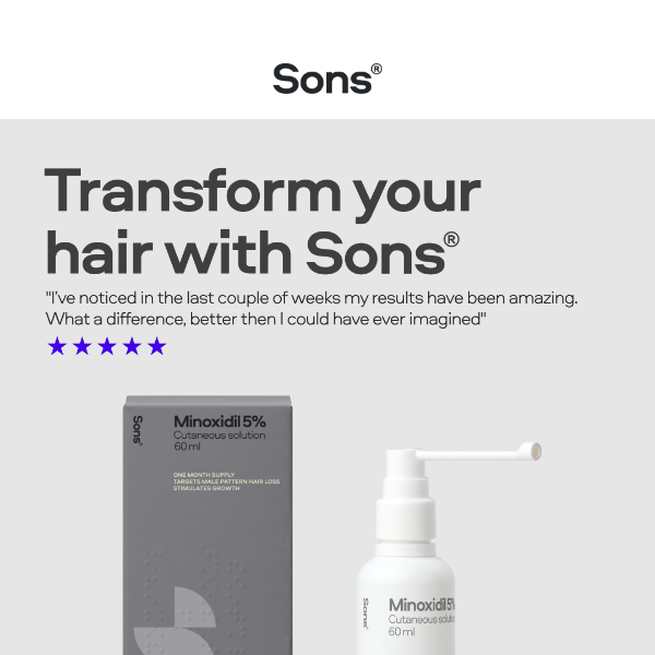 Ends Tonight: Save 30% on Hair Loss Plans