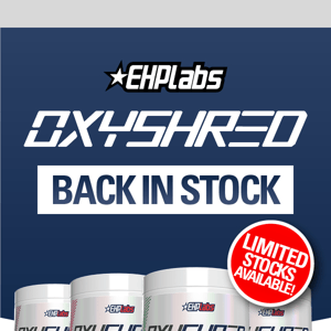 OXYSHRED RESTOCK  ARE HERE ⚡️🔥