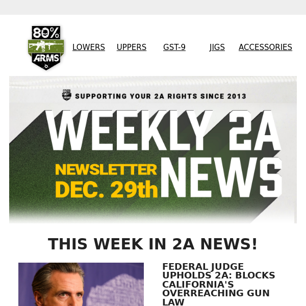 2A Newsletter - Week of December 29th!