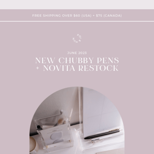 Novita File + Card Holders Restock | NEW Chubby Uniball Pens  😱