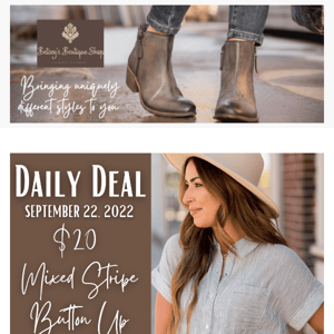 Shop Today's Daily Deal Before They Sell Out!