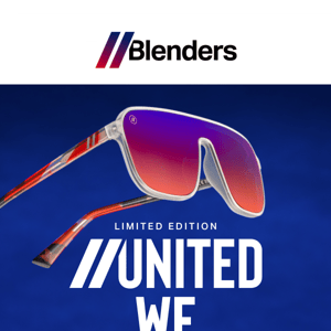 NOW AVAILABLE // Limited-Edition ‘United We Blend’ Sunglasses 🇺🇸