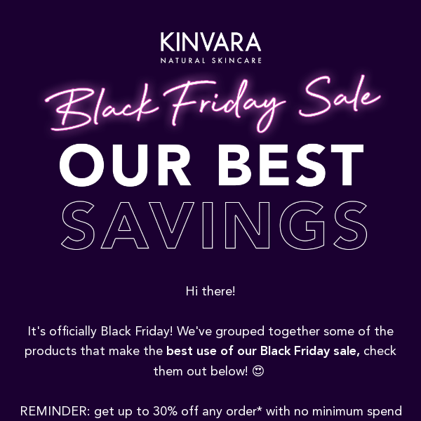 These product combinations give you our best Black Friday savings! 😍