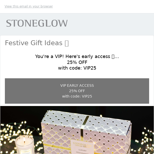 You're a VIP! Here's early access 🎄...