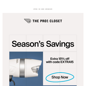 Season's Savings Start Now!