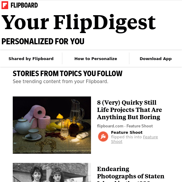 Your FlipDigest: stories from United States, Sports, Security and more