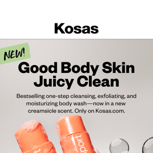 Bestselling body wash, juicy new scent