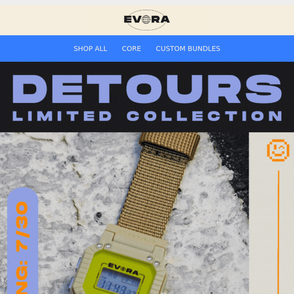 "DETOURS" Limited Collection: Available 7/30