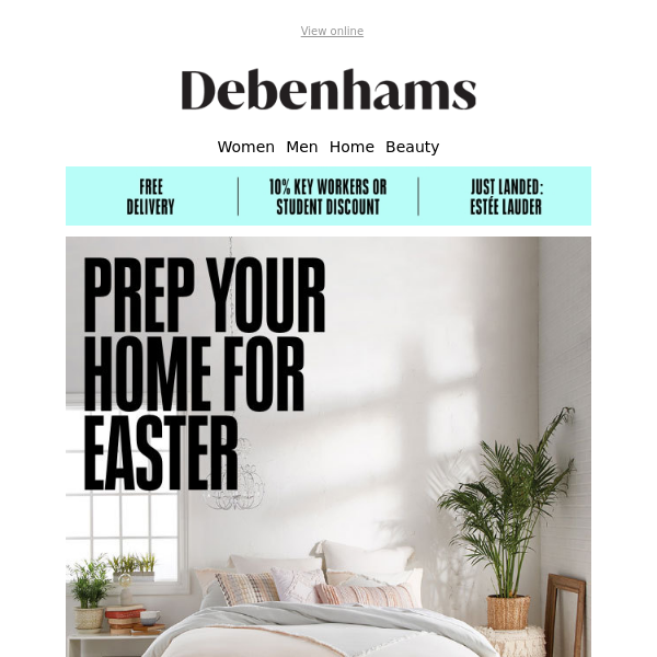 Easter essentials: the home edition + Half price next day delivery