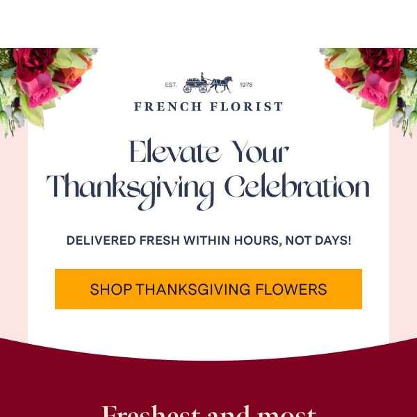 🌺 Thanksgiving blooms