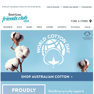 🌱Celebrate World Cotton Day with Australian Cotton