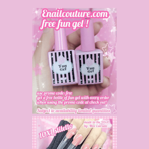 FREE GEL! promo code inside !~