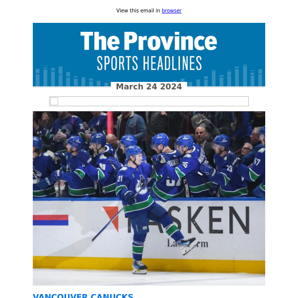 Canucks Coffee: Rest and practice revived Vancouver's stretch drive