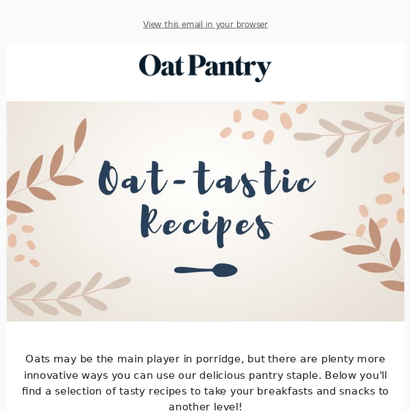 🥣 Open for some oat-tastic recipes!