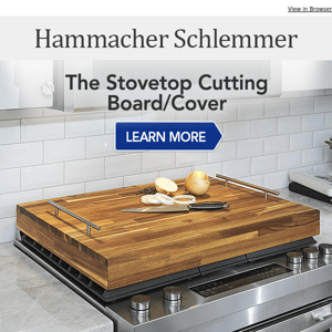 The Stovetop Cutting Board/Cover