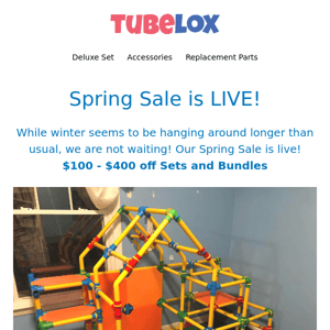 Spring Sale is LIVE!