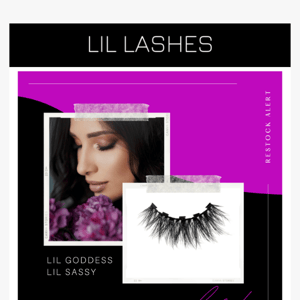 RESTOCK LASH ALERT! 🙌 😍❤️