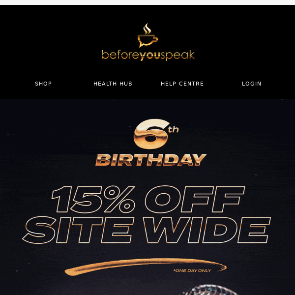 🎁 TAKE 15% OFF SITEWIDE!