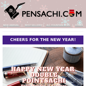 Happy New Year Double Pointsachi