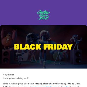 Last day of Black Friday Sale