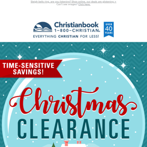 Save up to 95% ~ Can't-Miss Christmas Clearance