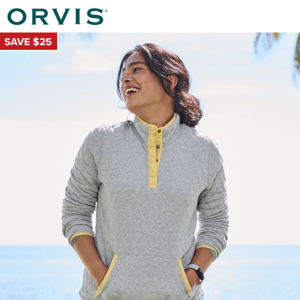 Last chance to save $25 on our Outdoor Quilted Sweatshirt!