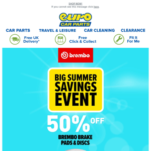 Shhh! It's Brembo! I'm 50% Off!