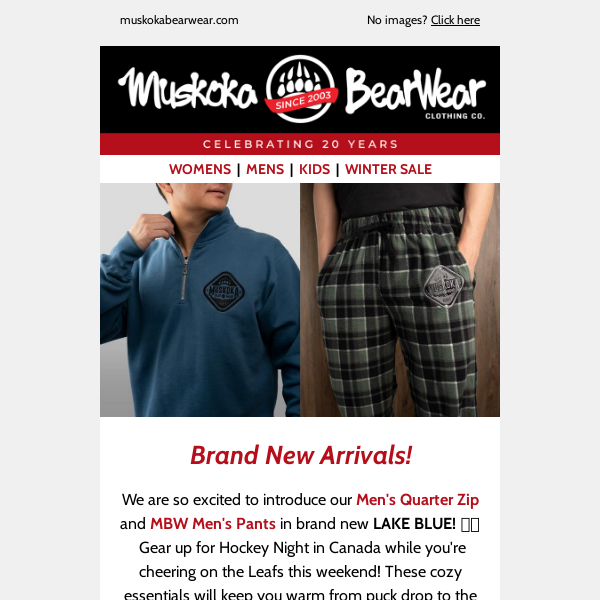 Brand New Arrivals 🚨 Winter Sale Continues! - Muskoka Bear Wear