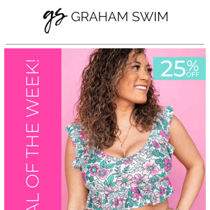 Deal of the Week! $25 Ruffled Two Piece Floral Top